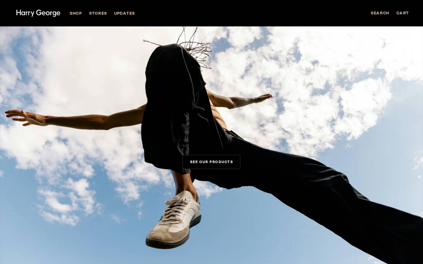 houseofharrygeorge.com homepage screenshot
