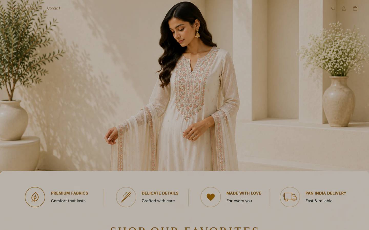 houseofjiva.com homepage screenshot
