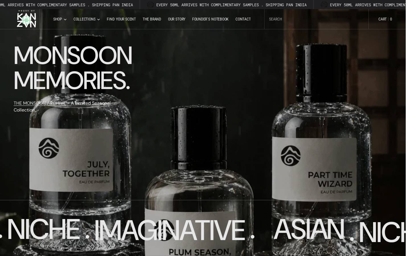 houseofkanzan.com homepage screenshot