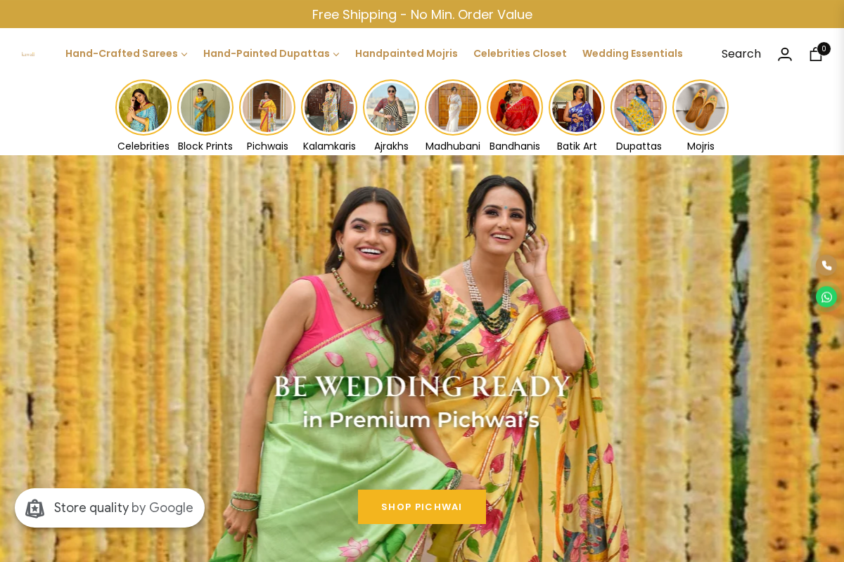 Kawaii homepage screenshot