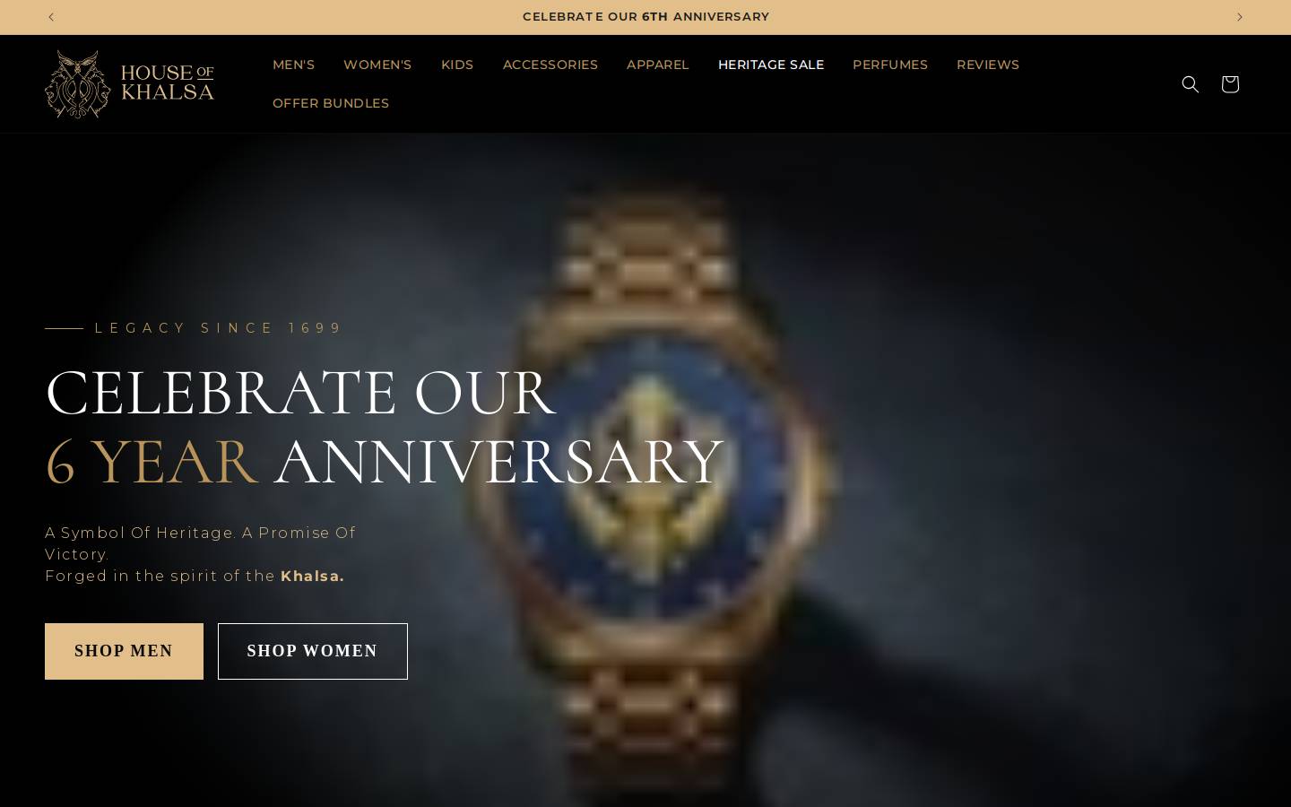 houseofkhalsa.com homepage screenshot