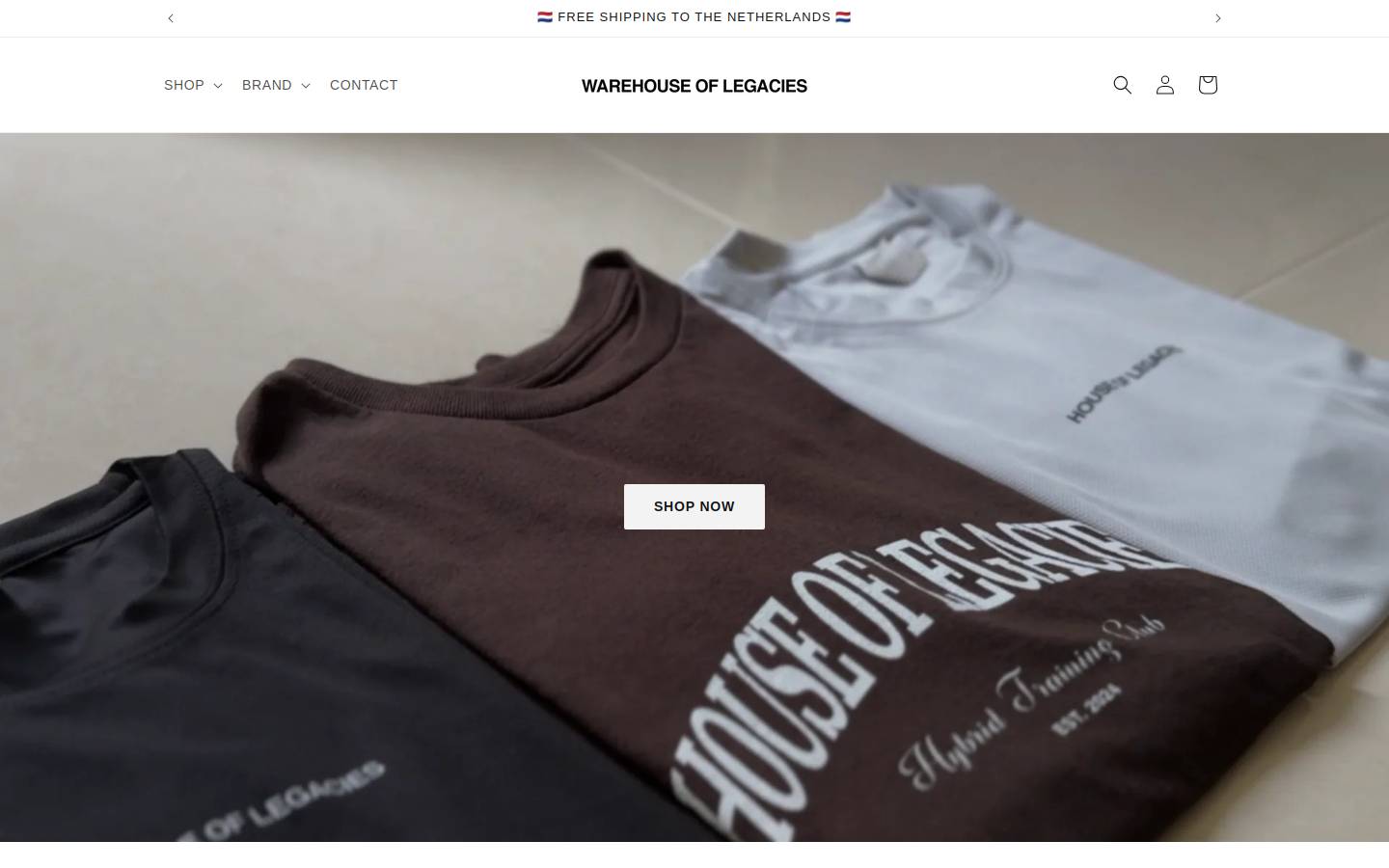 HOUSE OF LEGACIES homepage screenshot