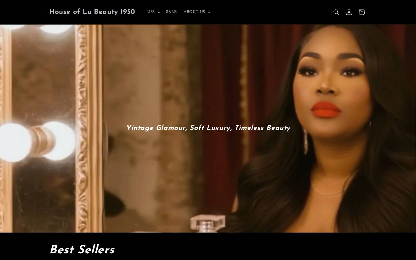 houseoflubeauty1950.com homepage screenshot
