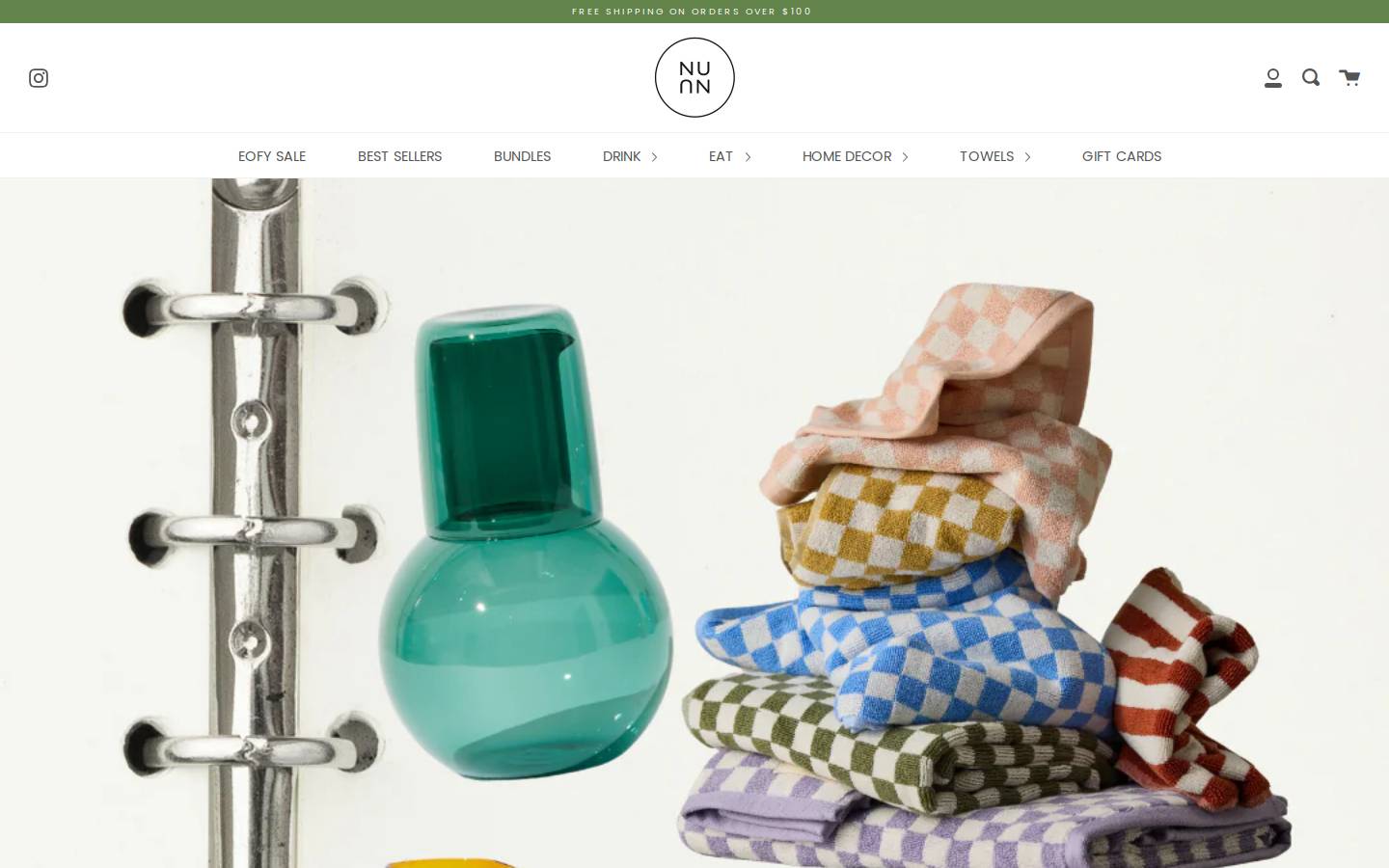houseofnunu.com.au homepage screenshot