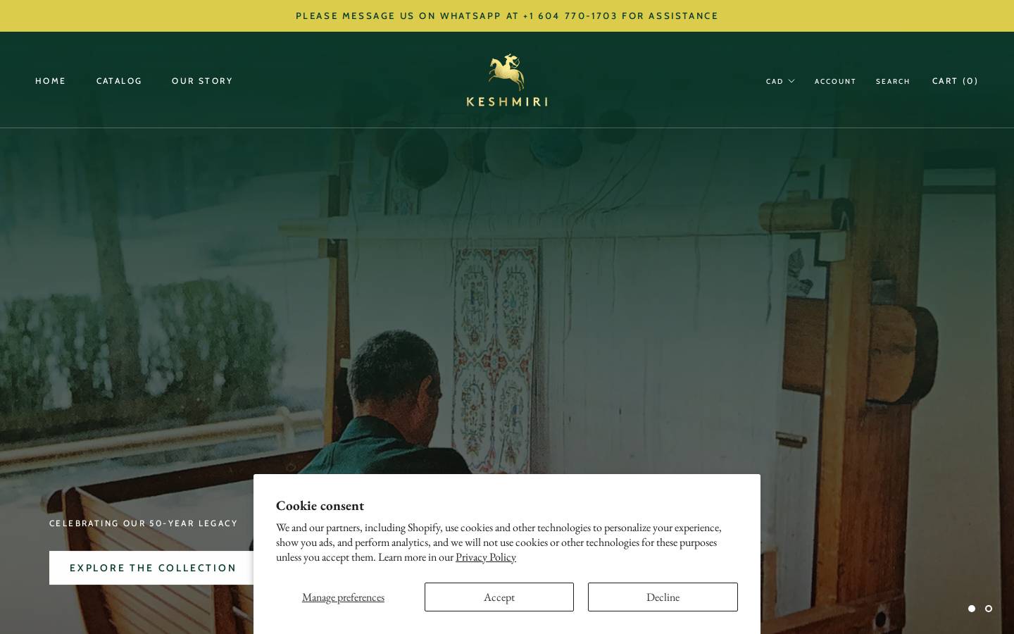 houseofpersianrugs.com homepage screenshot