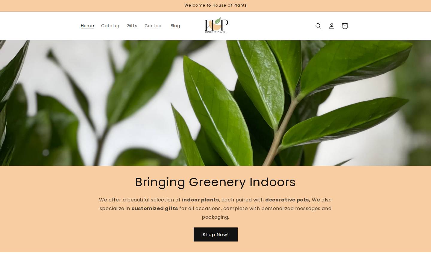 houseofplants.design homepage screenshot