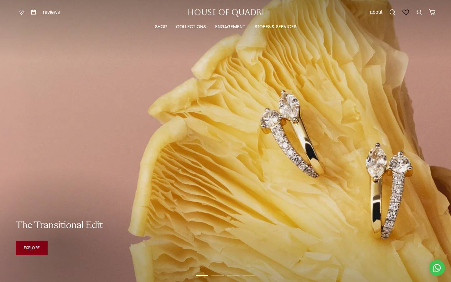 houseofquadri.com homepage screenshot
