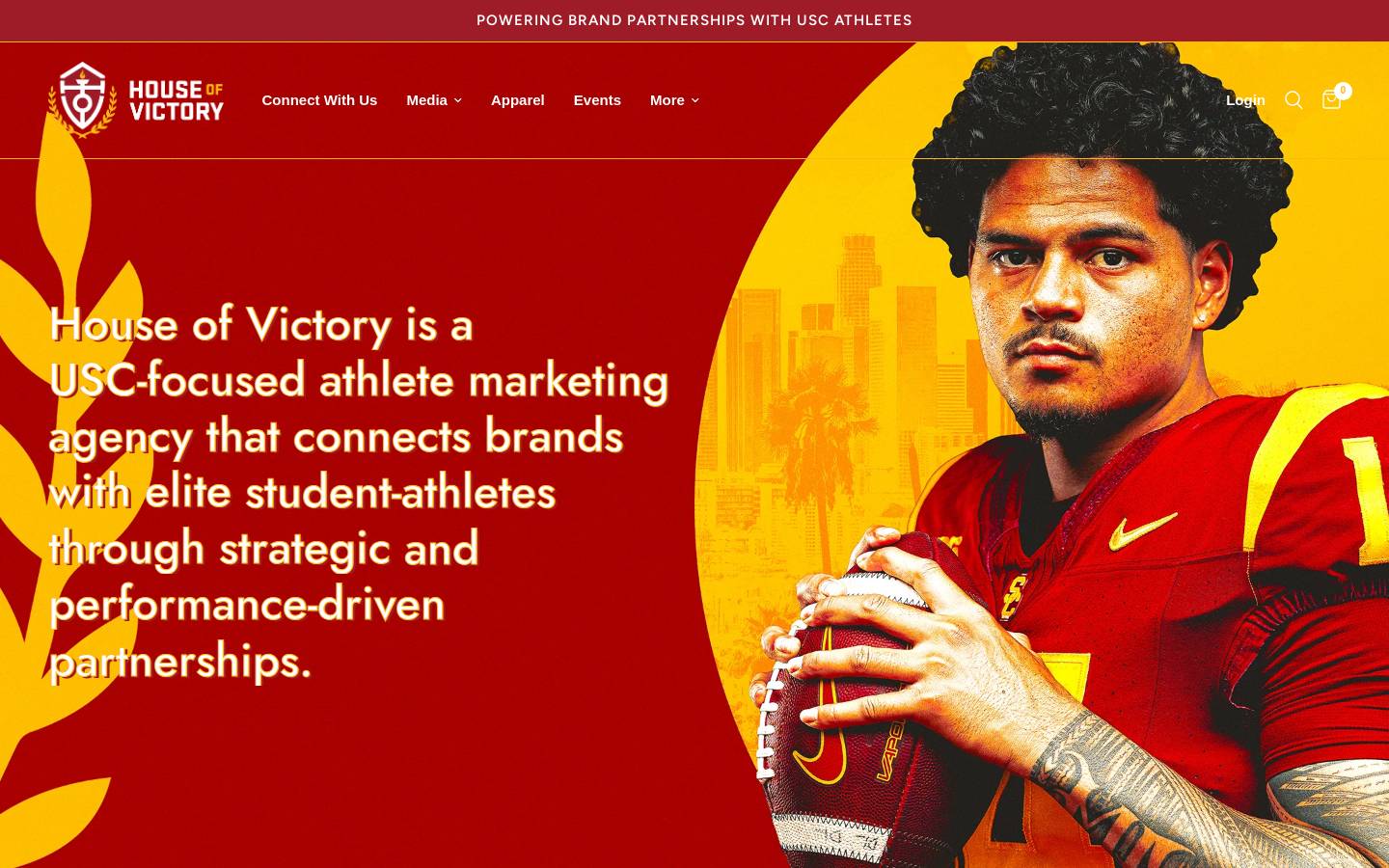 houseofvictory.com homepage screenshot