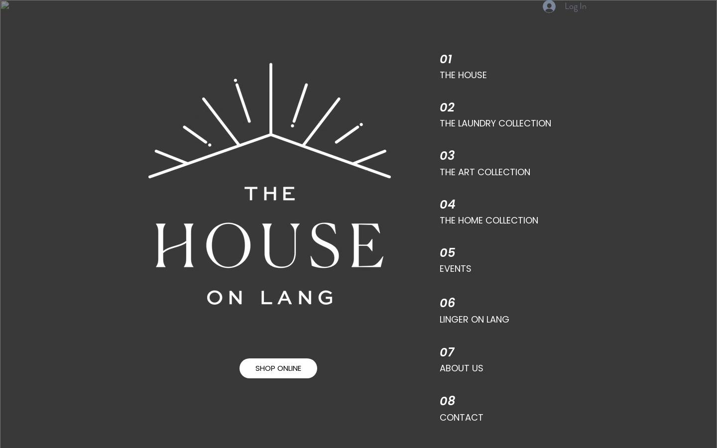houseonlang.com homepage screenshot