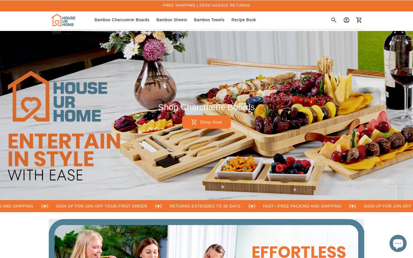 houseurhome.com homepage screenshot