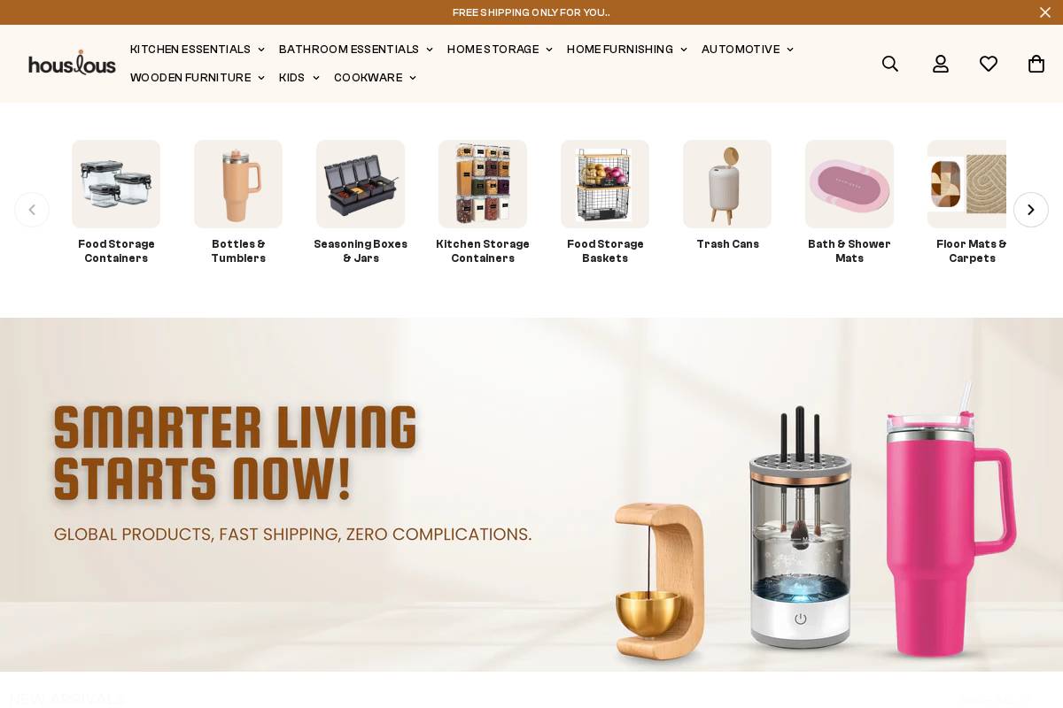 Housious homepage screenshot