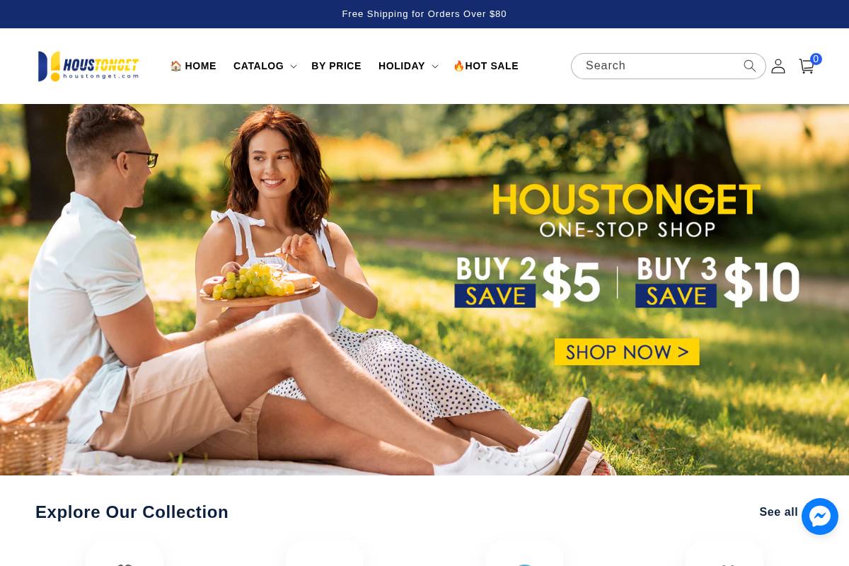 houstonget.com homepage screenshot