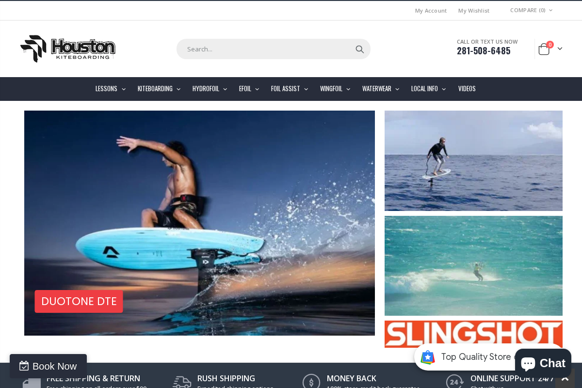 houstonkiteboarding homepage screenshot