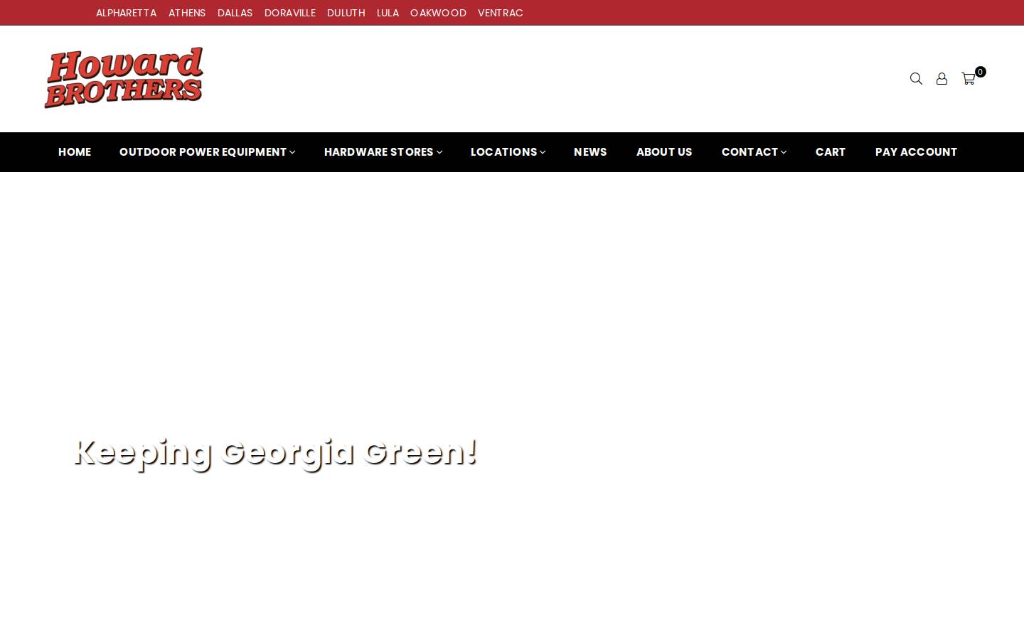 howardbrothers.com homepage screenshot