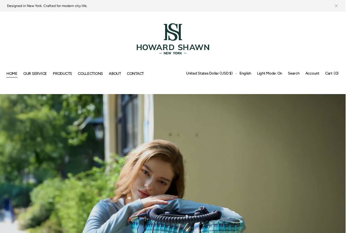 howardshawn.com homepage screenshot