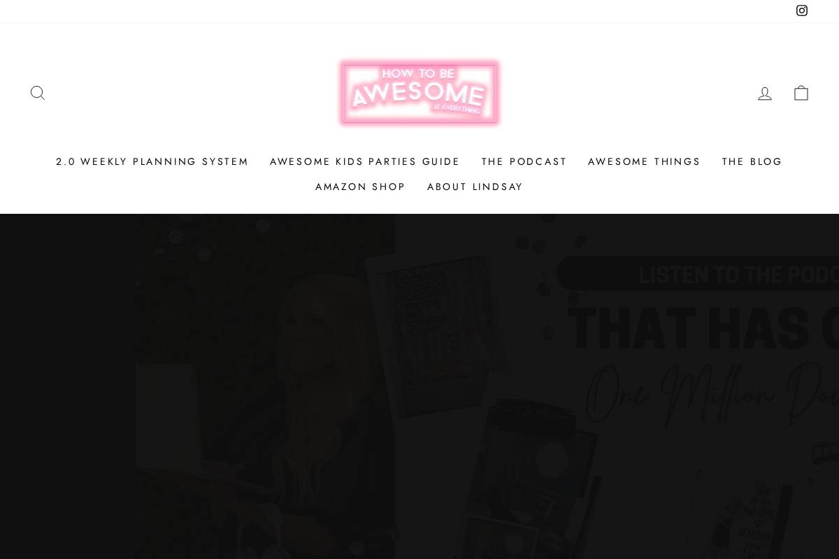 howtobeawesomeateverything.com homepage screenshot