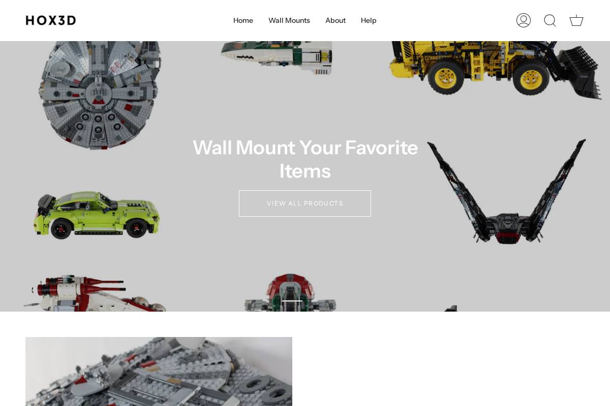 HOX3D homepage screenshot
