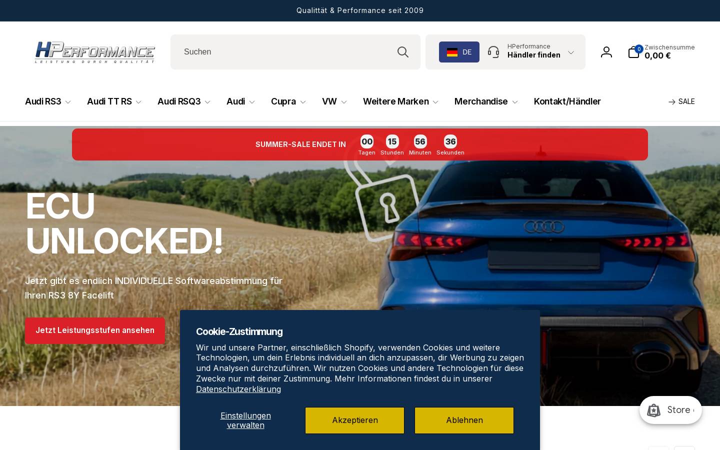 hperformance.de homepage screenshot