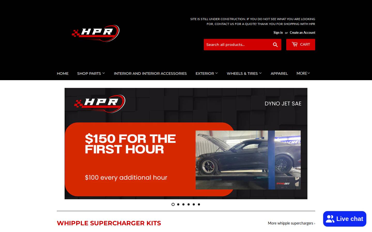 hprautomotive.com homepage screenshot
