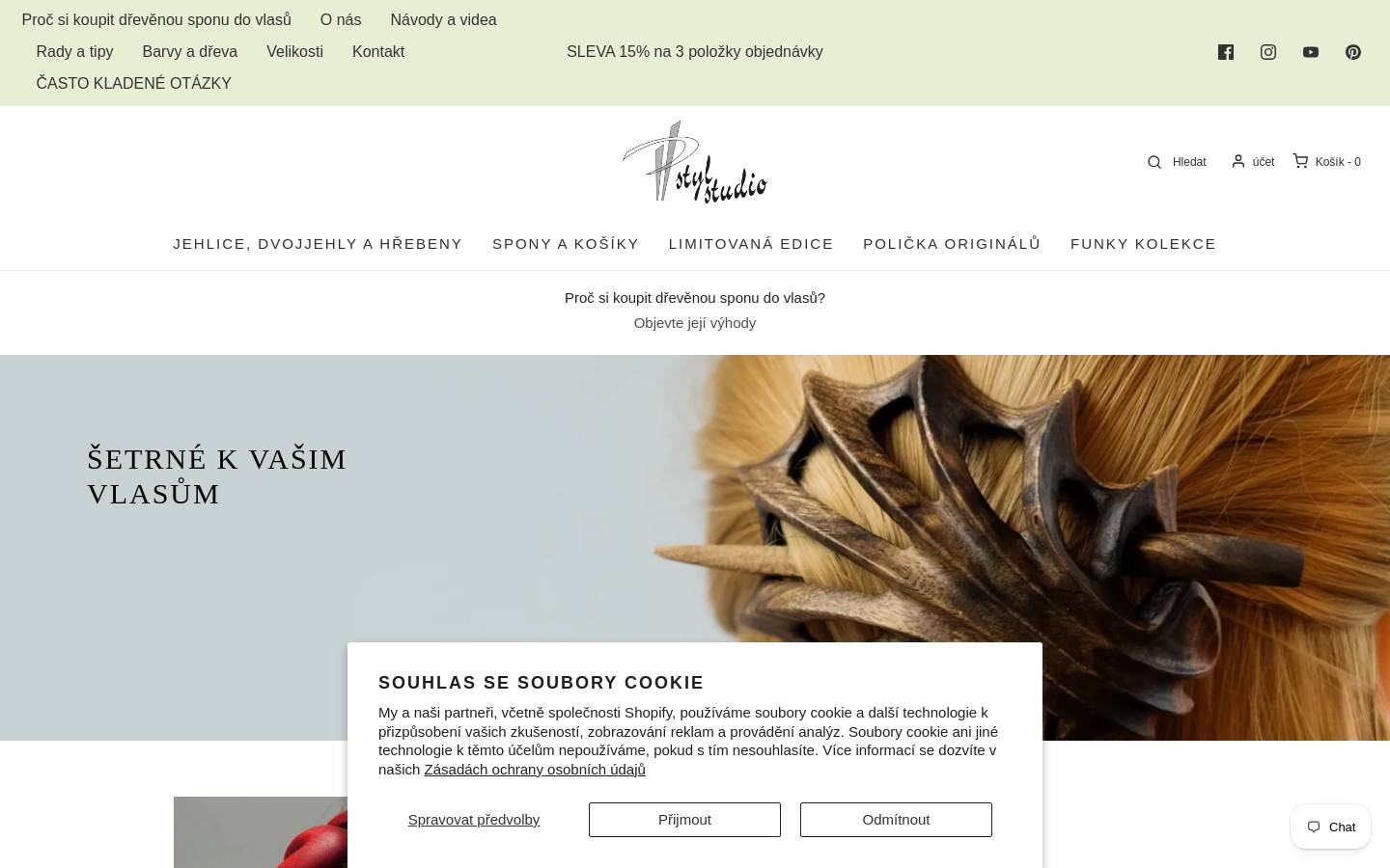 hpstylstudio.cz homepage screenshot