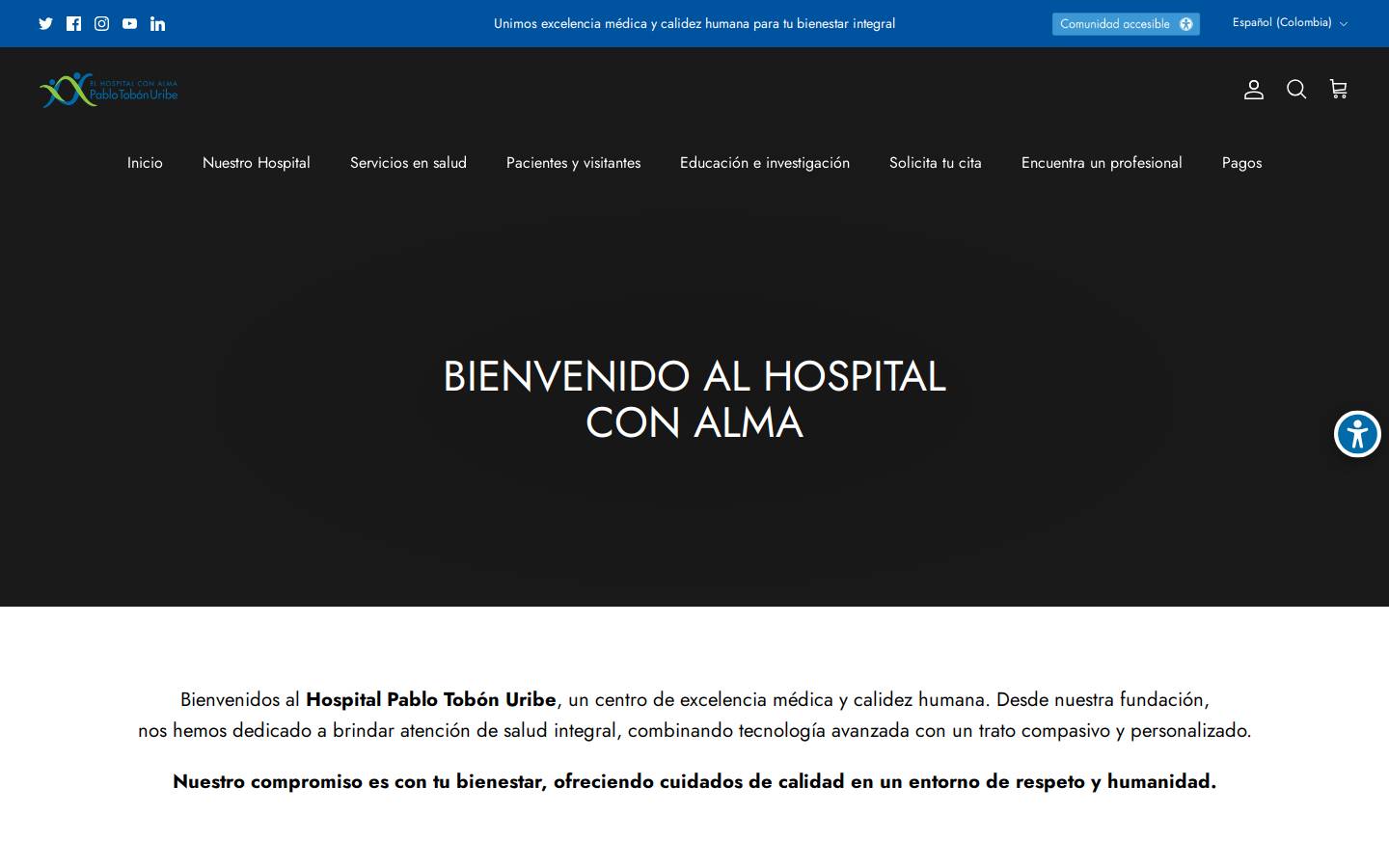hptu.org.co homepage screenshot