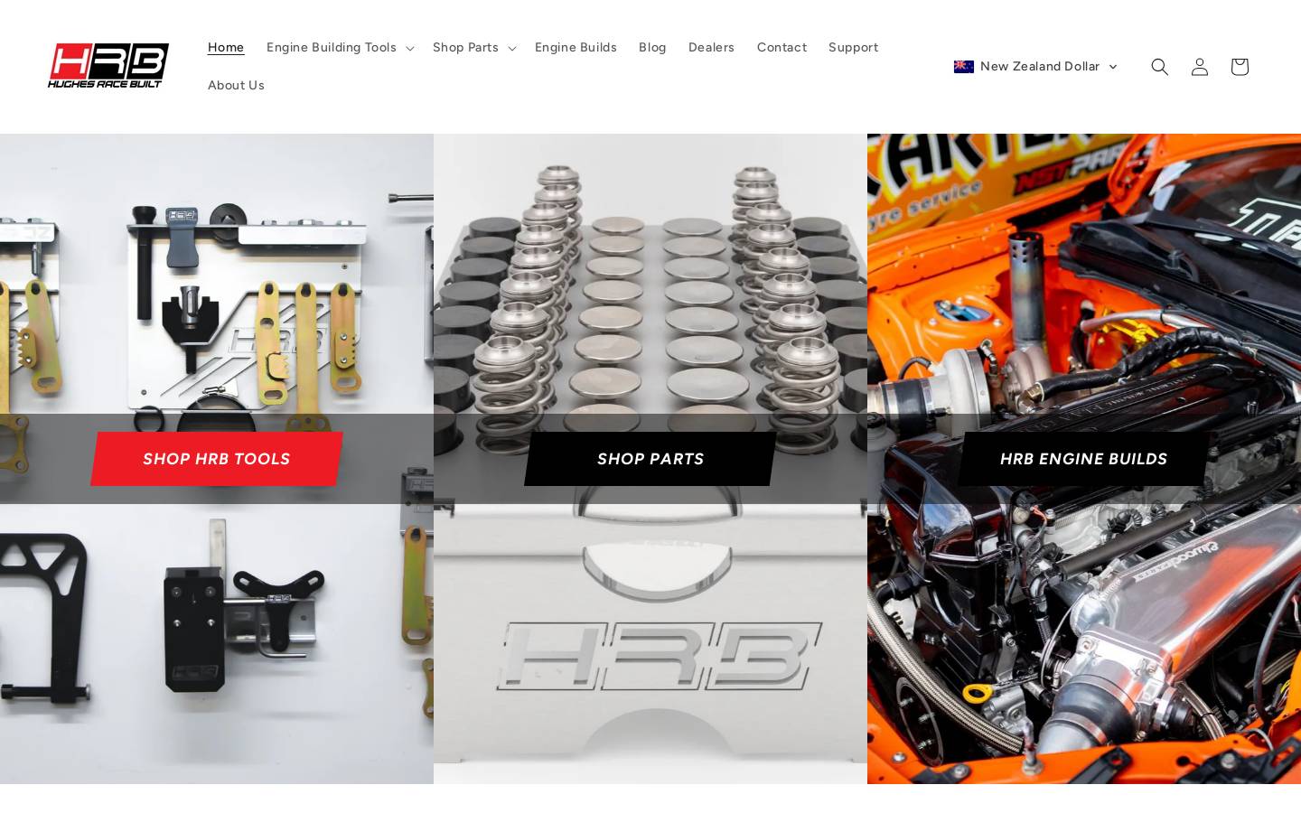 hrb.co.nz homepage screenshot