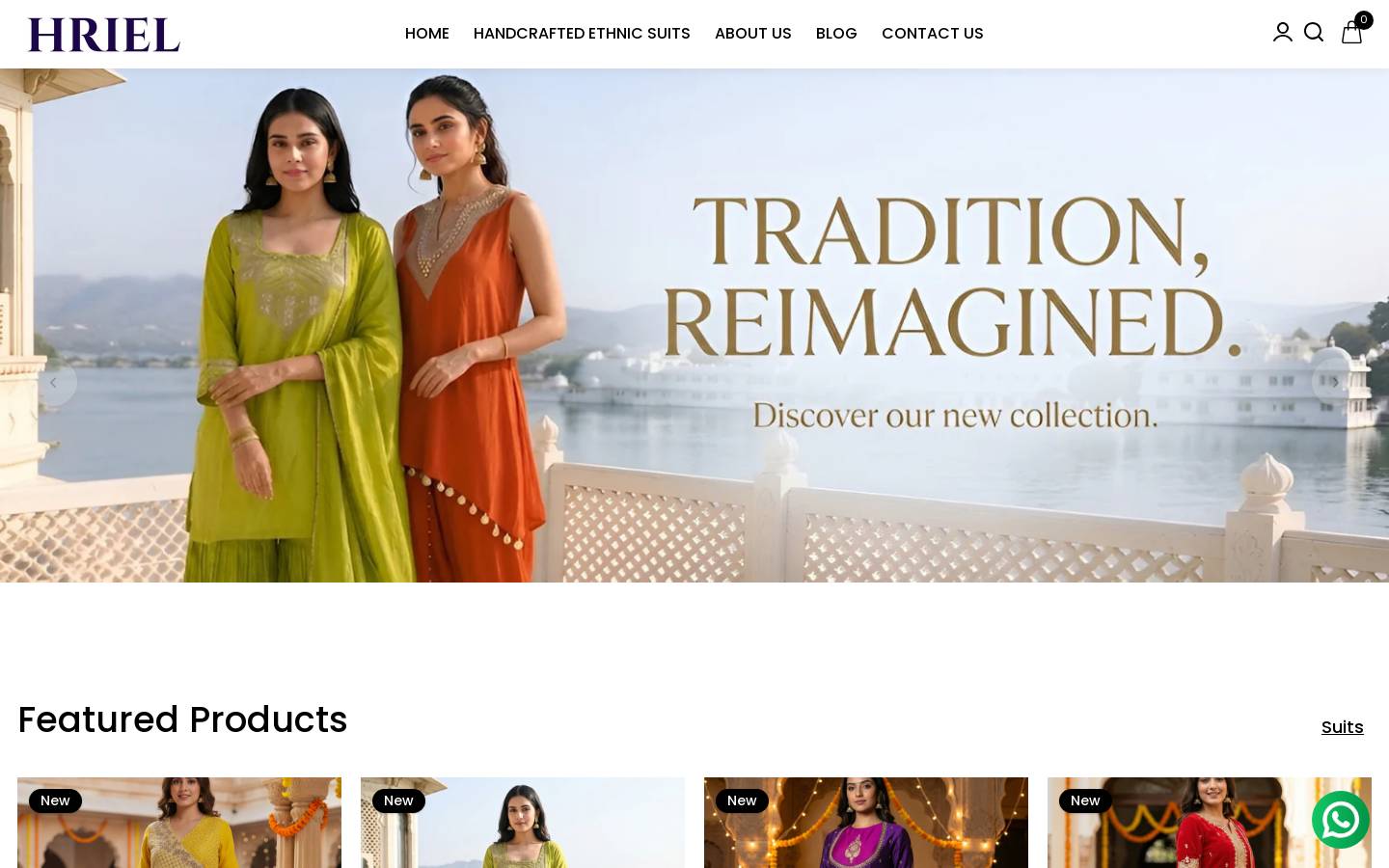 hriel.in homepage screenshot