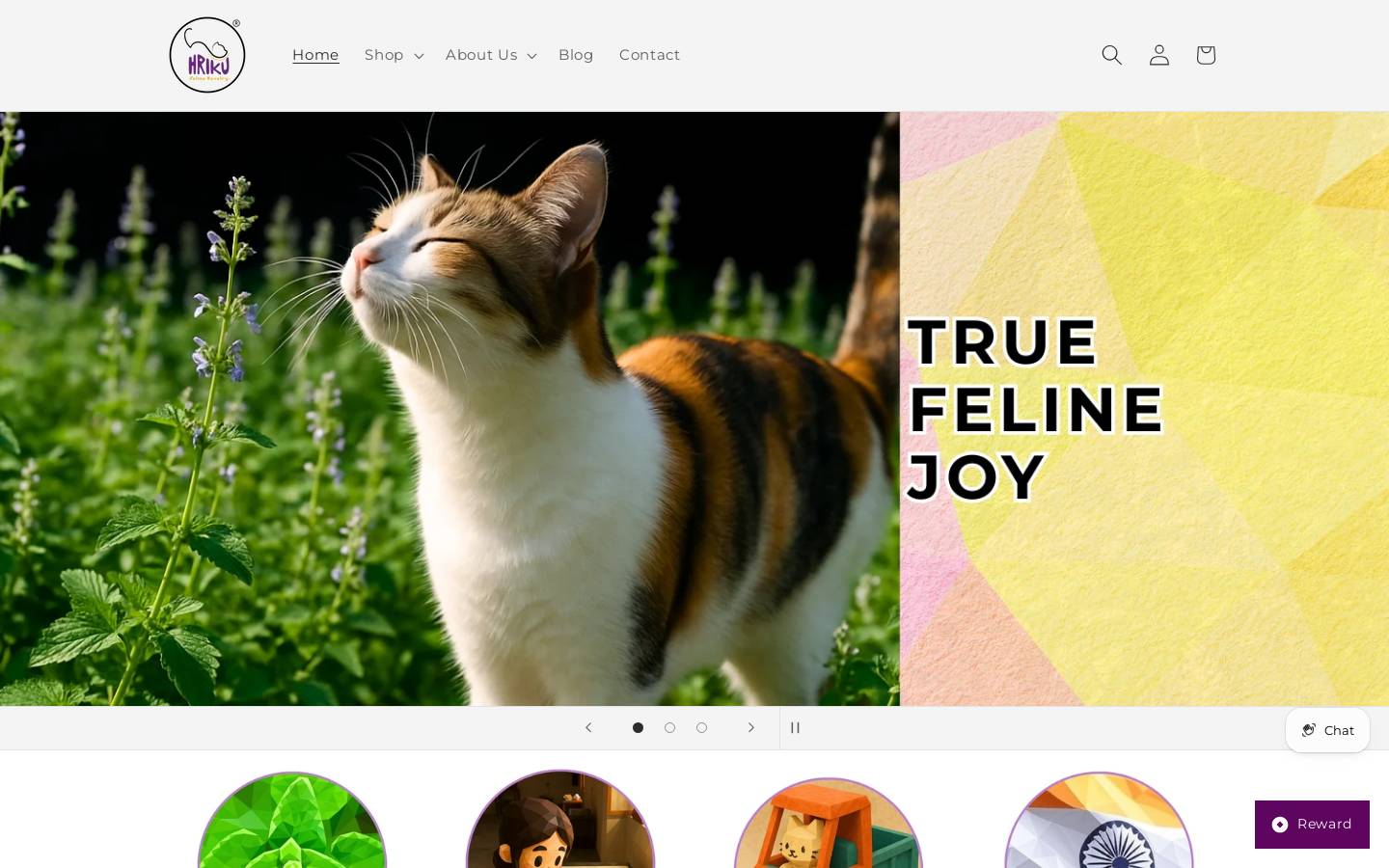 hriku.com homepage screenshot