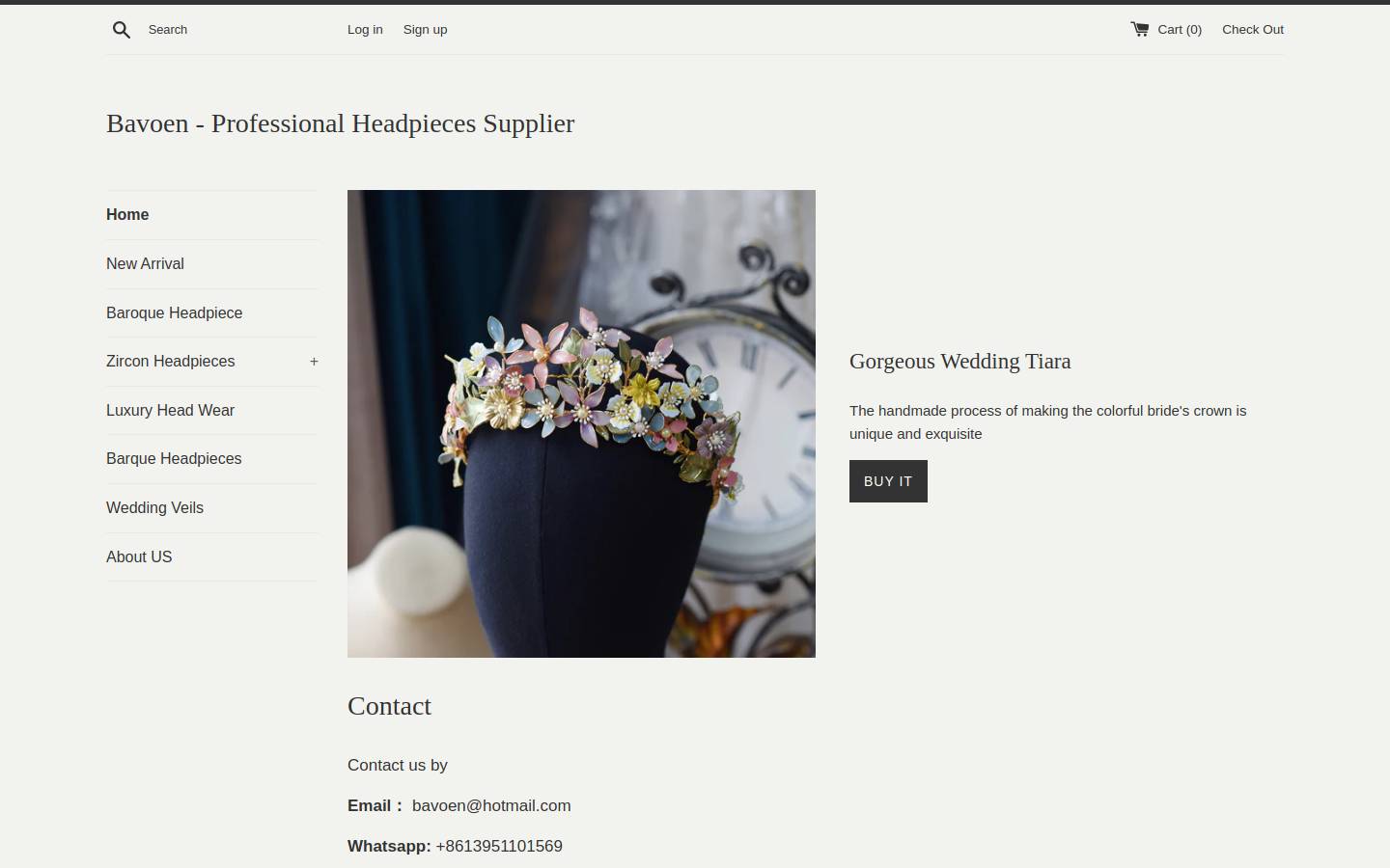 hsp-store.com homepage screenshot