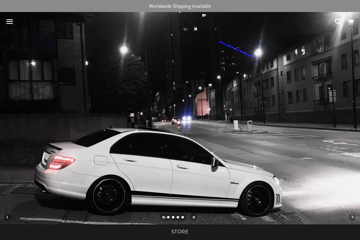 hsperformancecars.com homepage screenshot