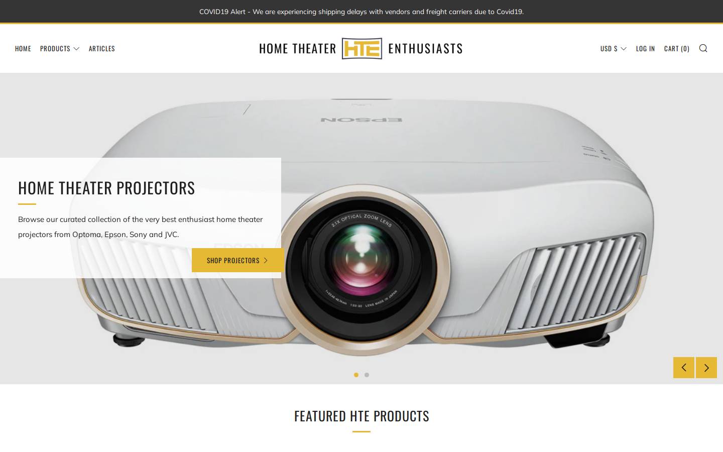 htenthusiasts.com homepage screenshot