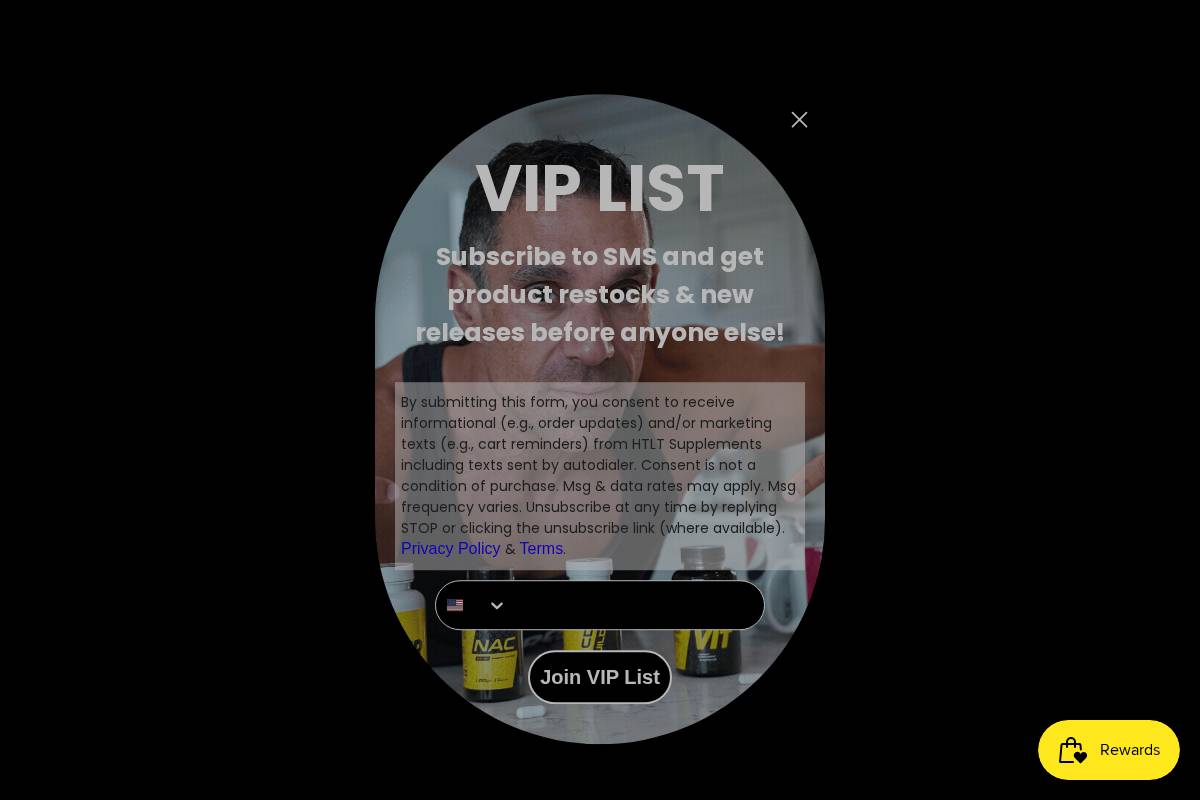 Htltsupps homepage screenshot