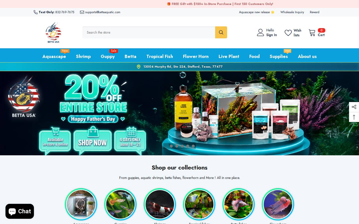 htownguppy.com homepage screenshot