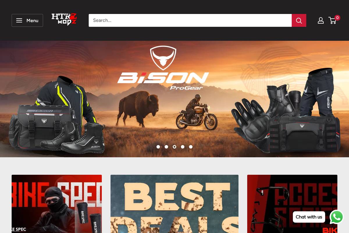 htrzmodz.com homepage screenshot
