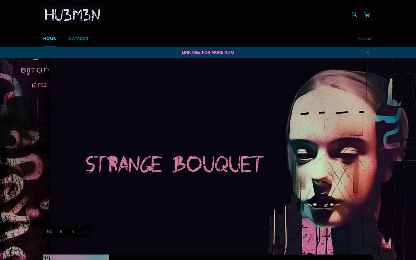 hu3m3n.com homepage screenshot