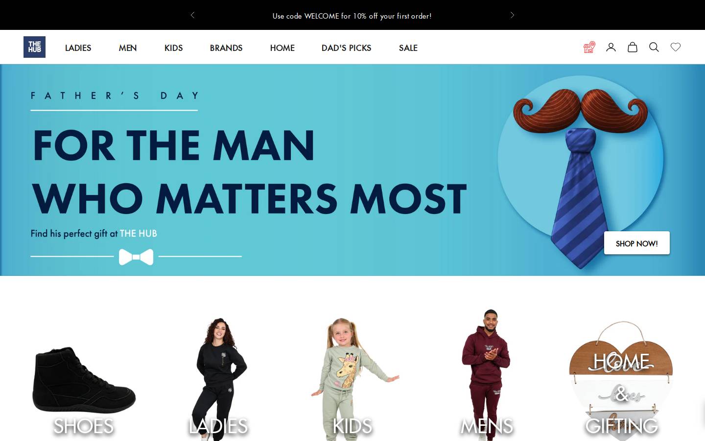 hub.co.za homepage screenshot