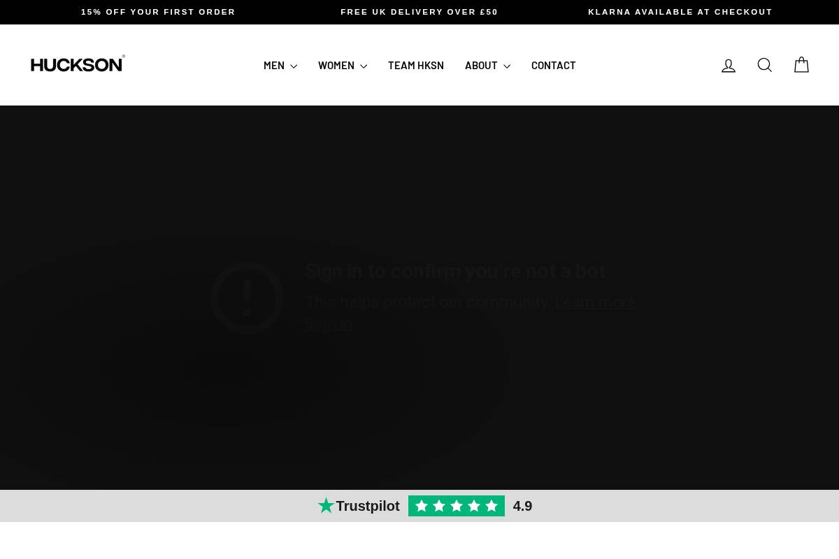 Huckson homepage screenshot