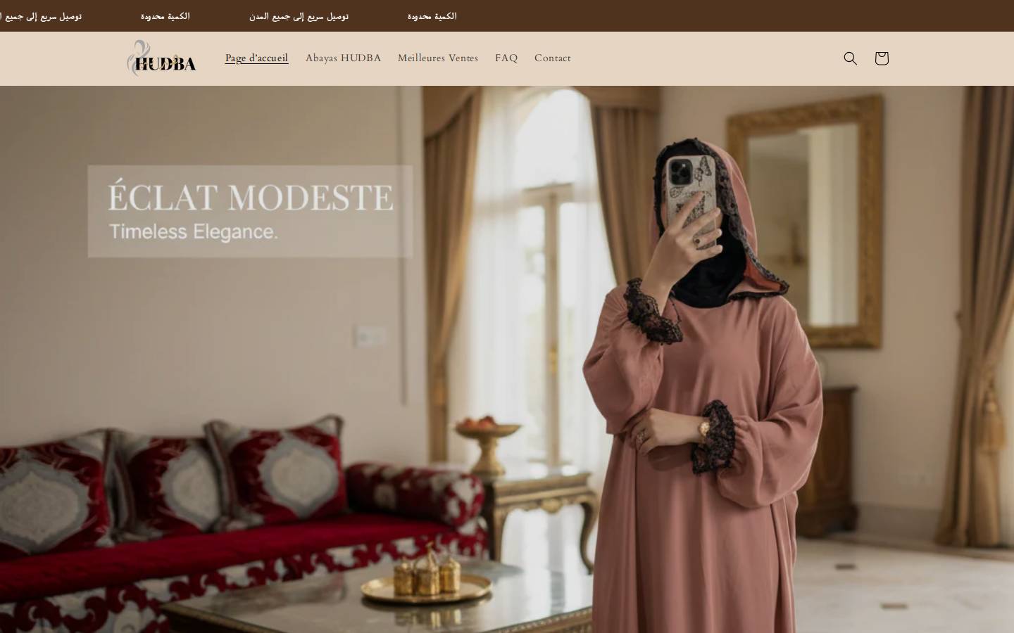 hudba.store homepage screenshot