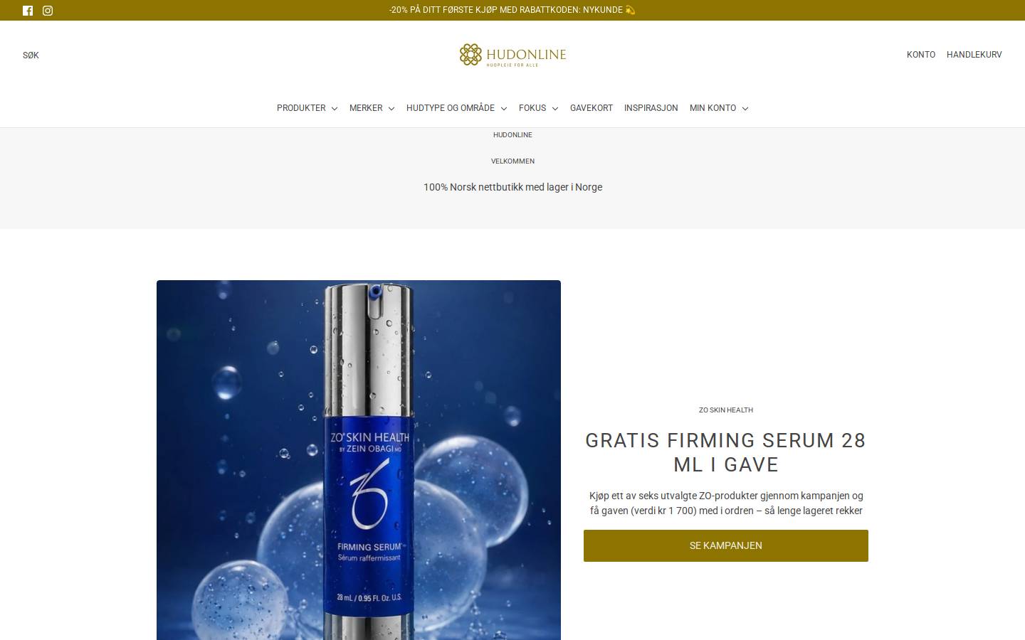 Hudonline homepage screenshot