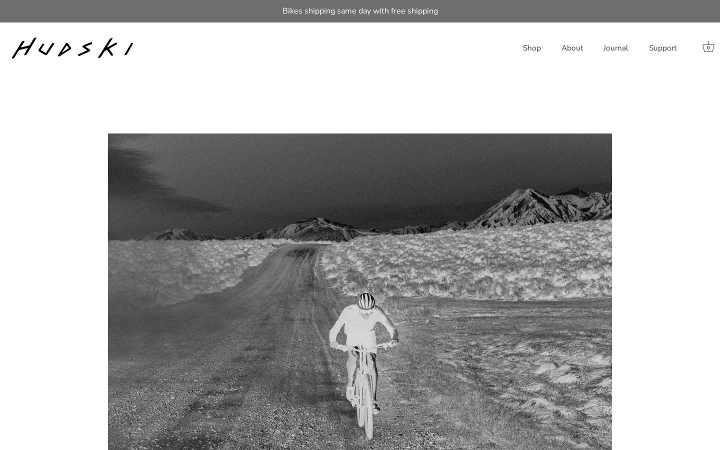 hudskibikes.com homepage screenshot