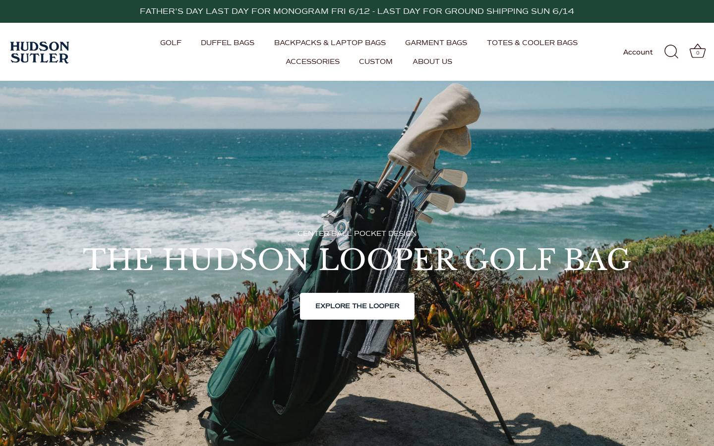 Hudsonsutler homepage screenshot