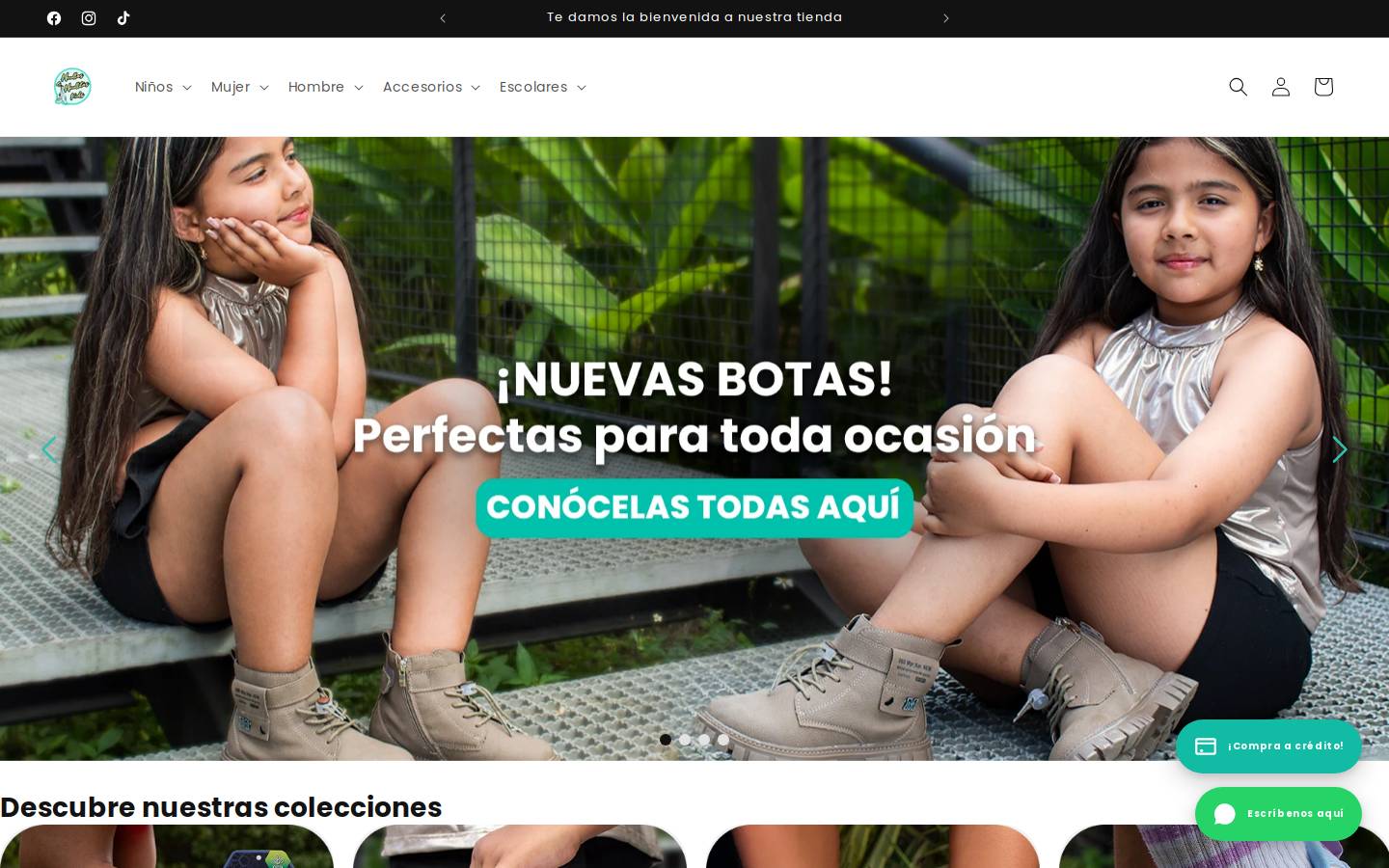 huellasyhuellitaskids.com homepage screenshot