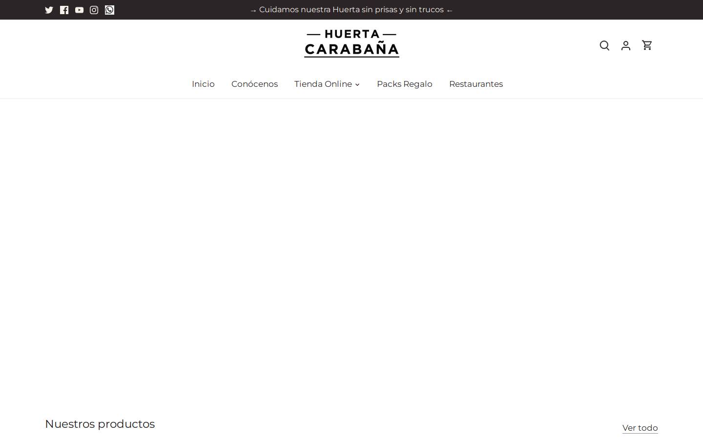 huertacarabana.com homepage screenshot