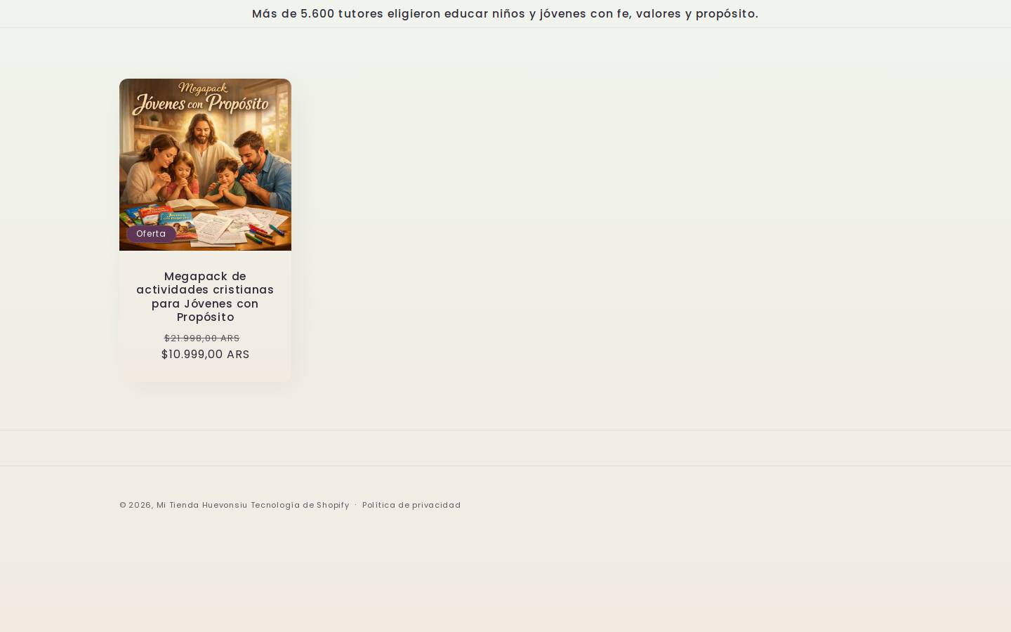 huevonsiu.shop homepage screenshot