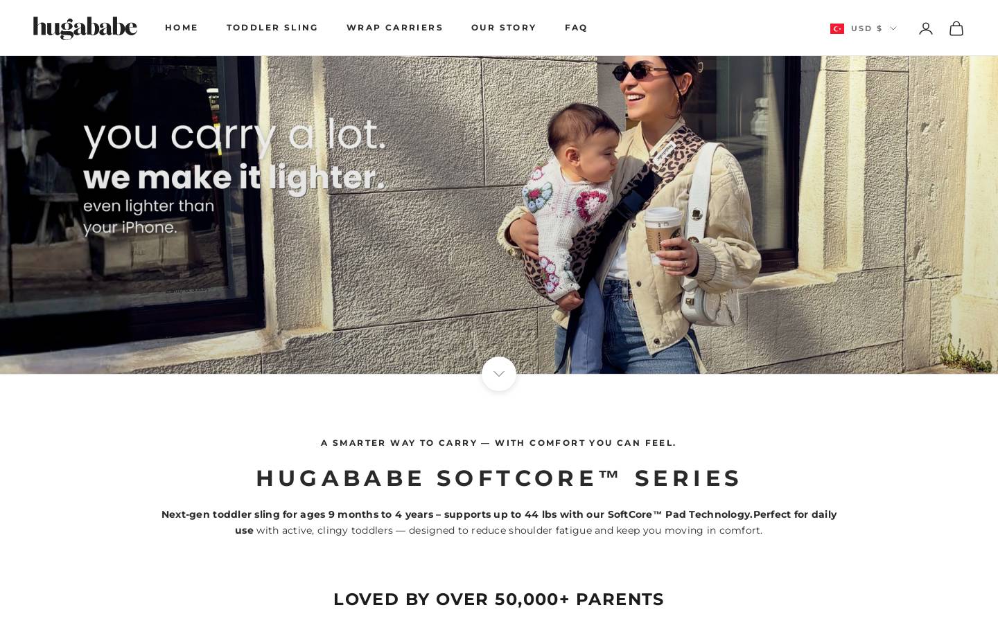 HUGABABE homepage screenshot