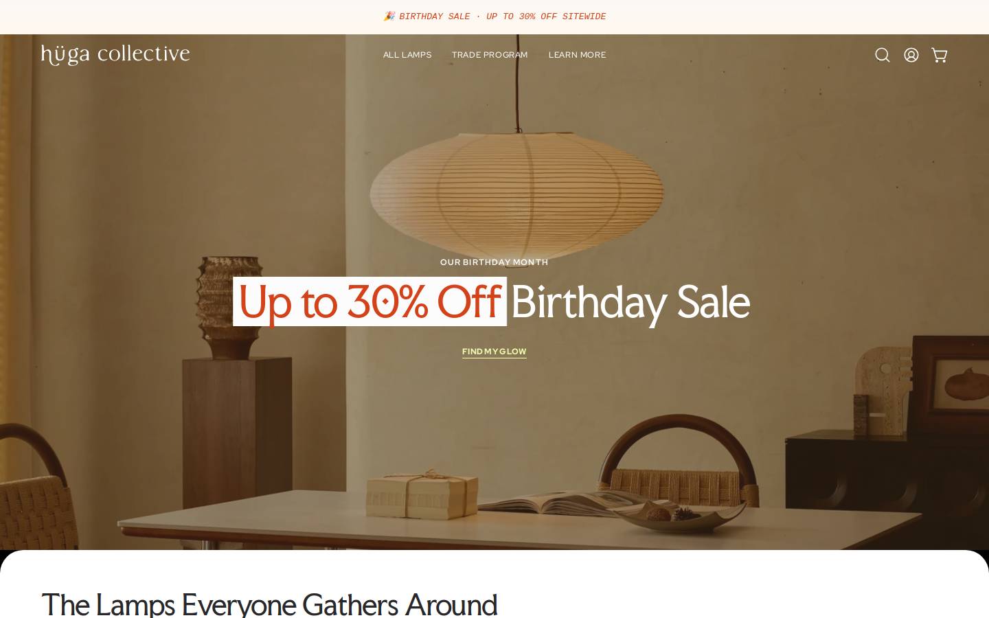 Hugacollective homepage screenshot