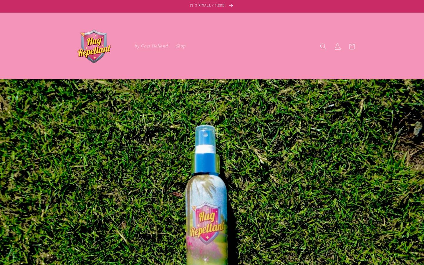 hugrepellantbeauty.com homepage screenshot