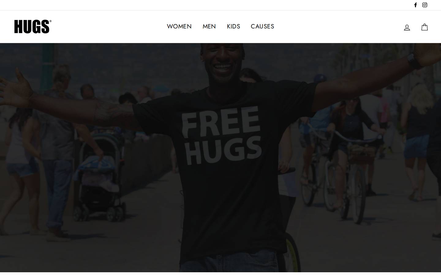 hugscompression.com homepage screenshot