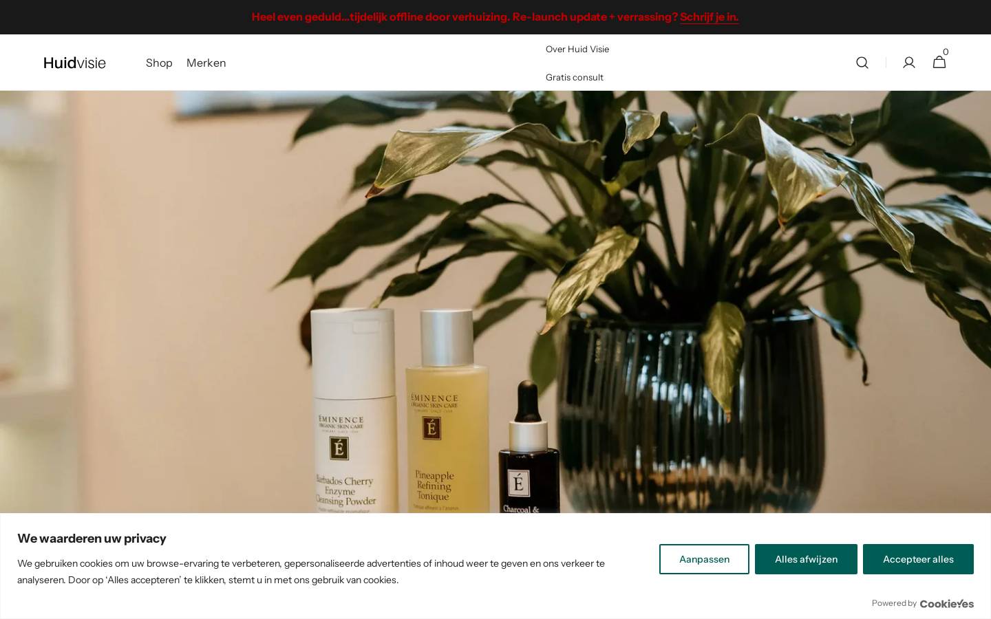 huid-visie.nl homepage screenshot