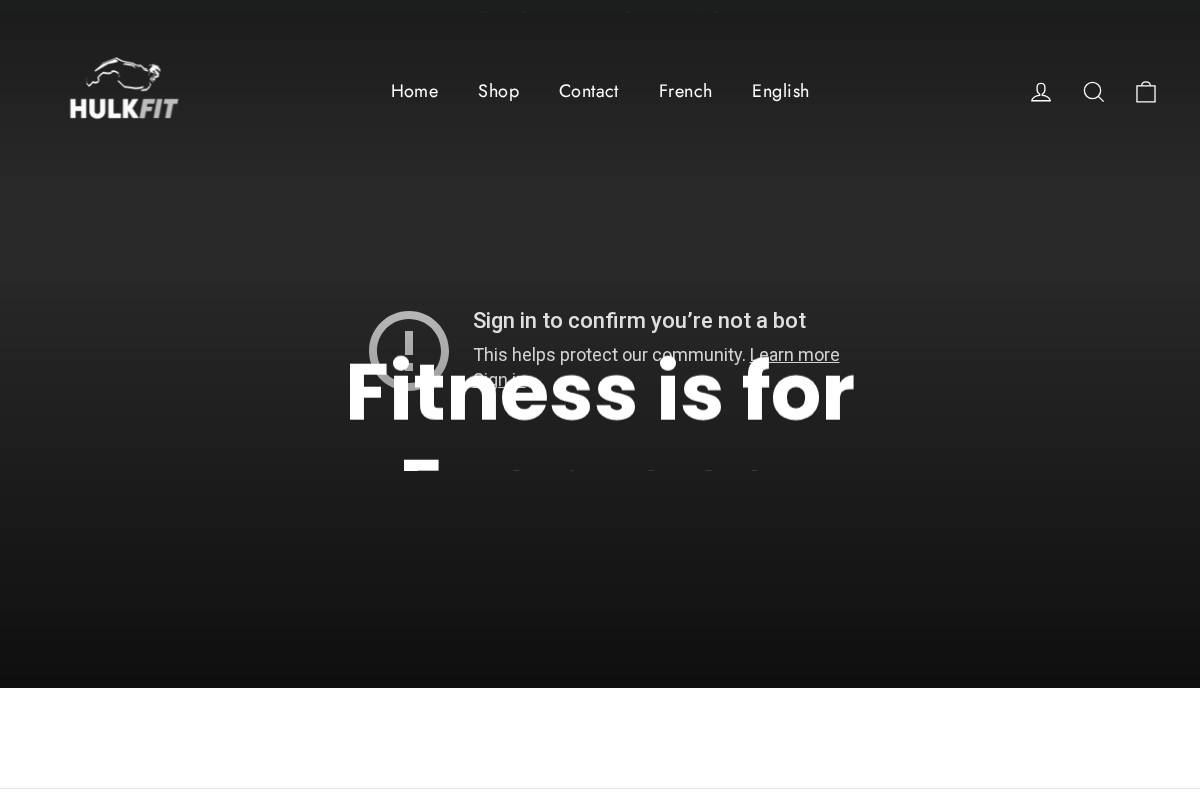 hulkfit.ca homepage screenshot
